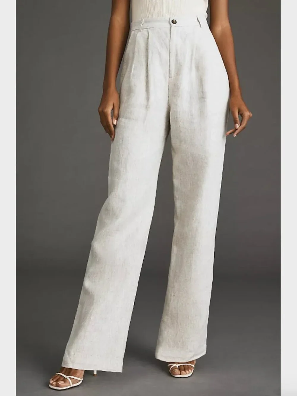 Reformation Mason Linen Pants - Size 4
